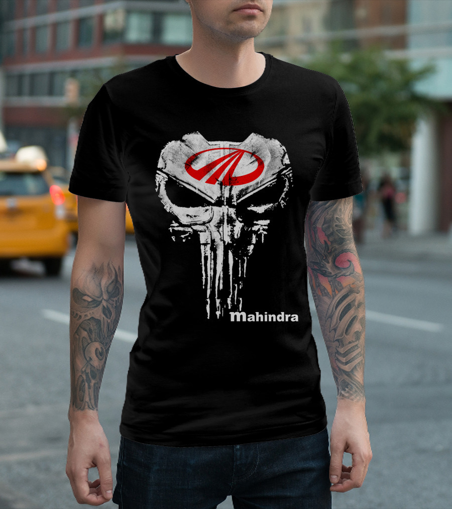 Mahindra Punisher Skull T-Shirt