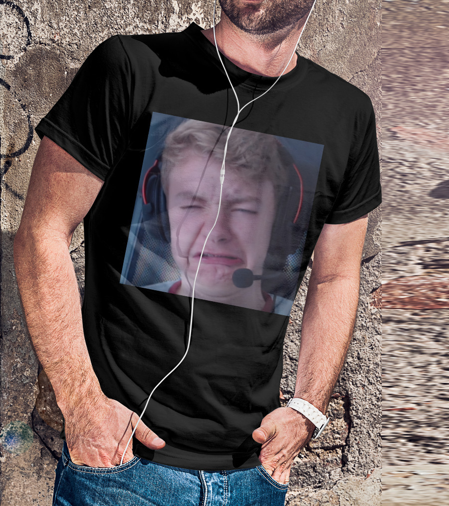 TommyInnit Meme Face Headset Expression Merch T-Shirt