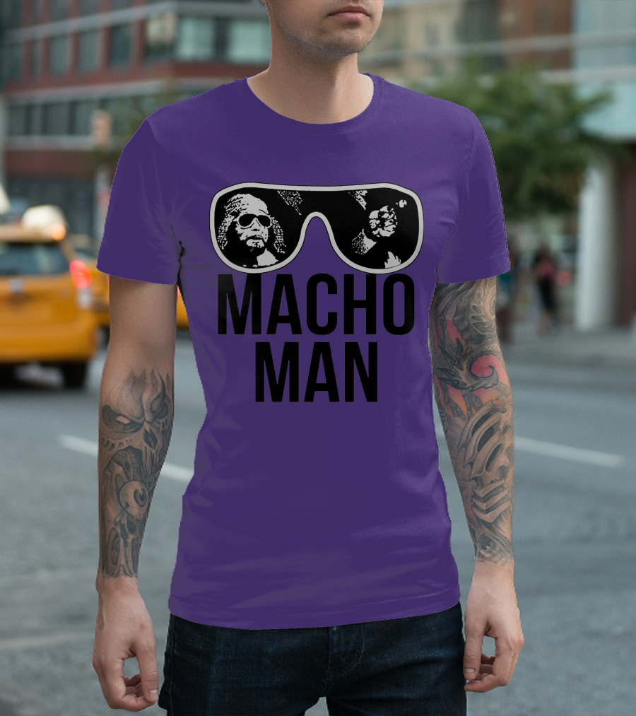 Macho Man Sunglasses T-Shirt
