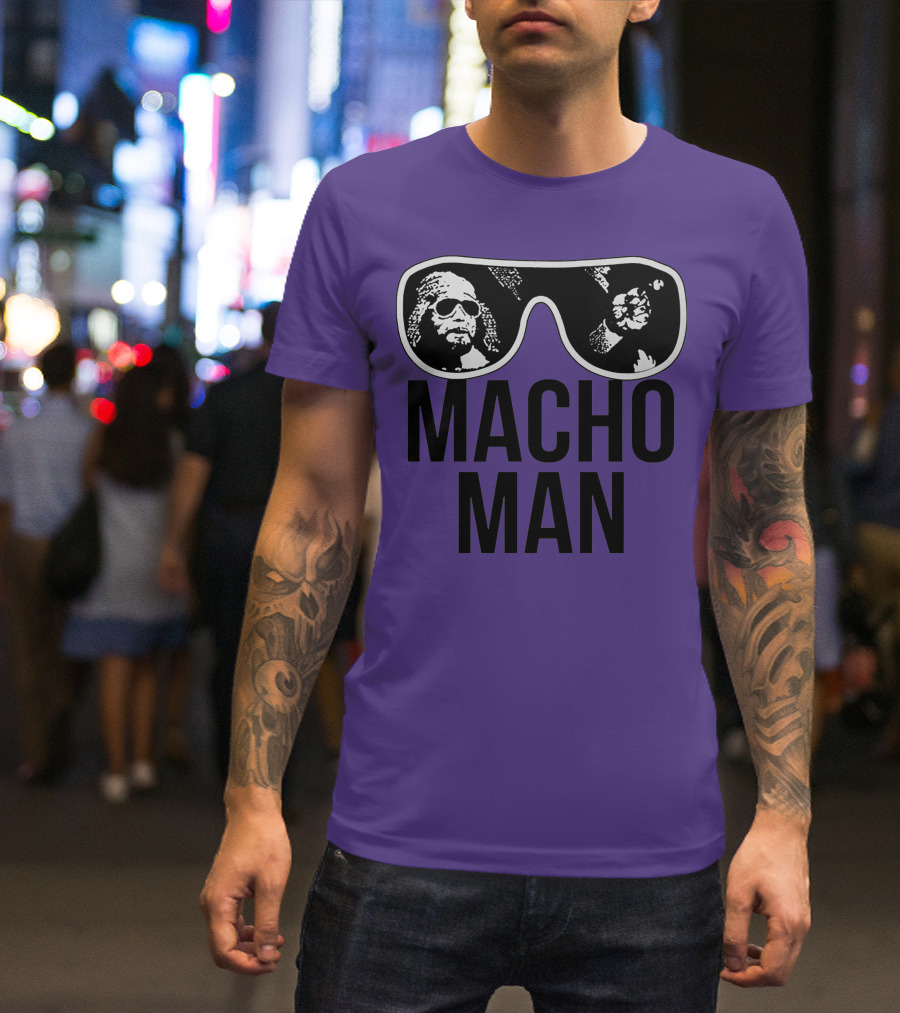 Macho Man Sunglasses T-Shirt