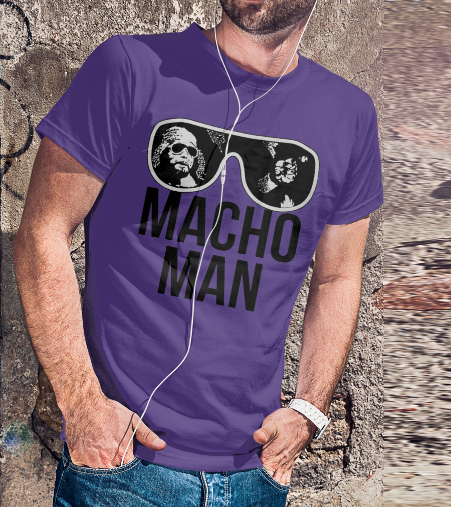 Macho Man Sunglasses T-Shirt
