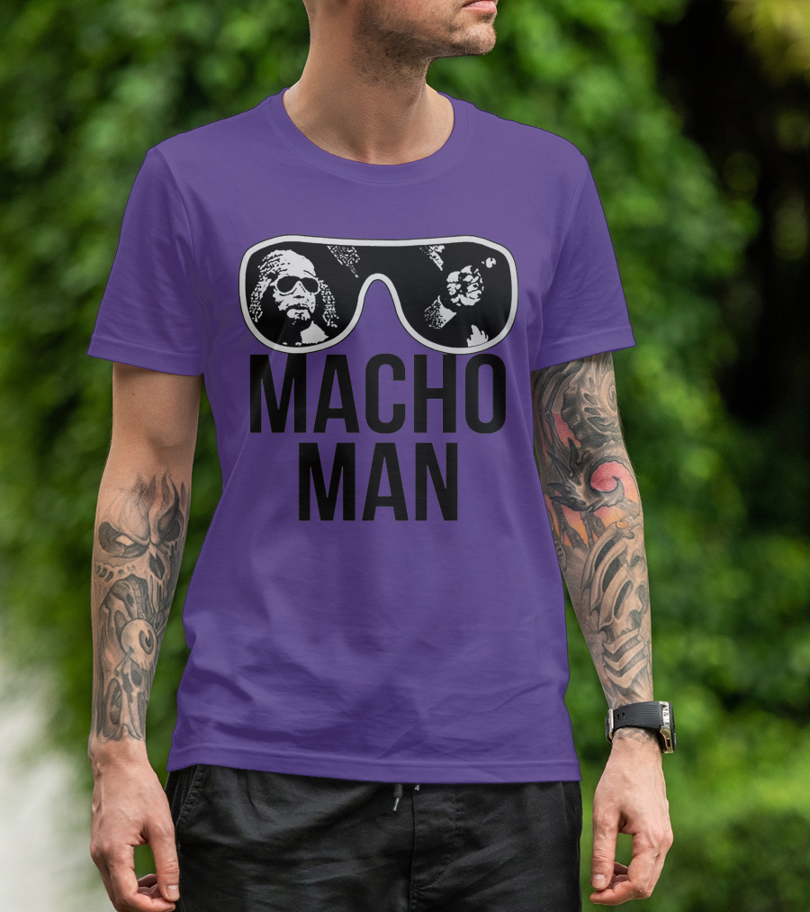 Macho Man Sunglasses T-Shirt