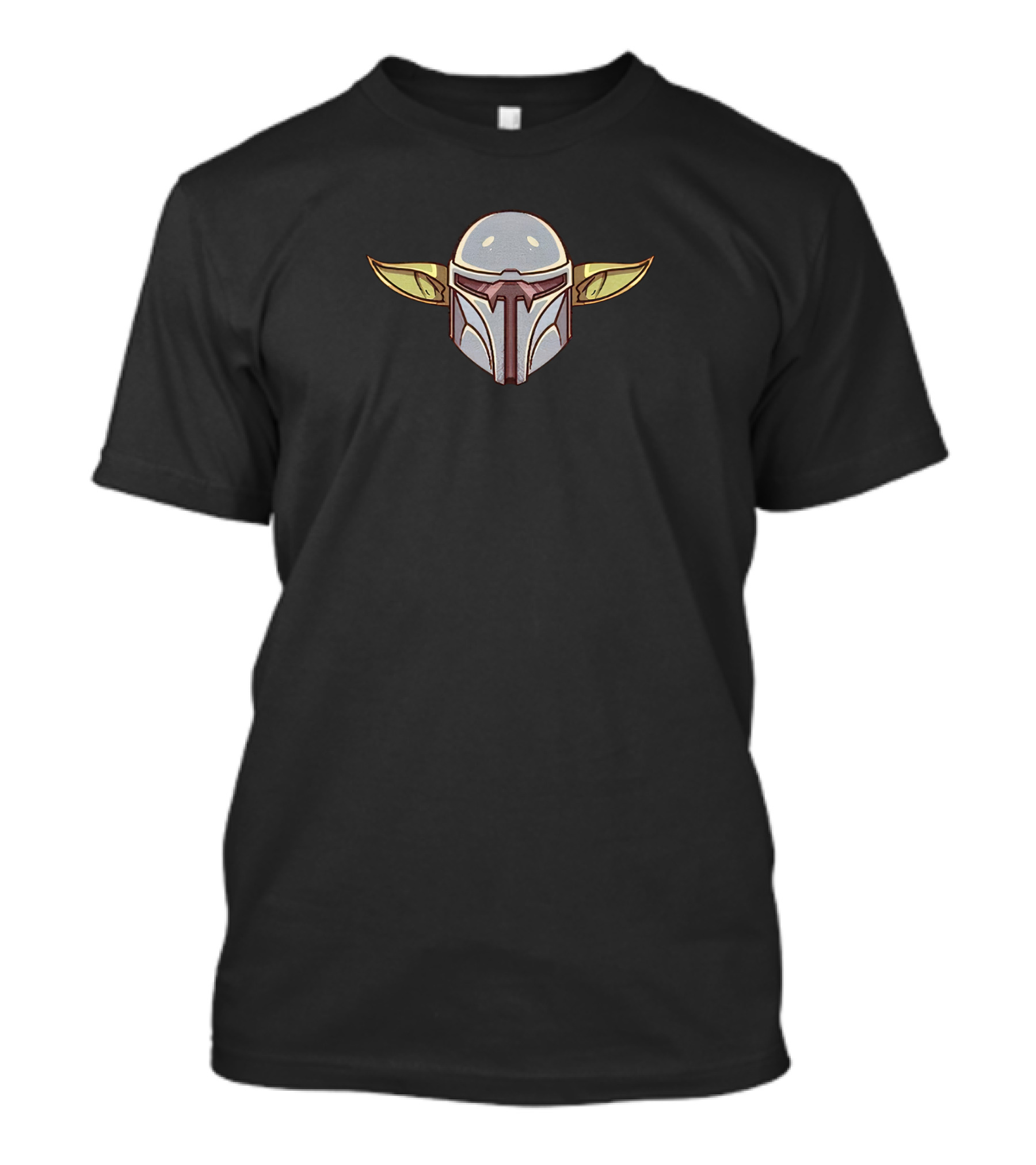 Mandalorian Baby Yoda Helmet Star Wars Theory Merch T-Shirt