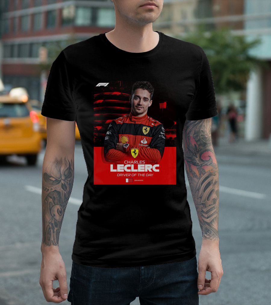F1 Charles Leclerc Driver Of The Day Bahrain T-Shirt