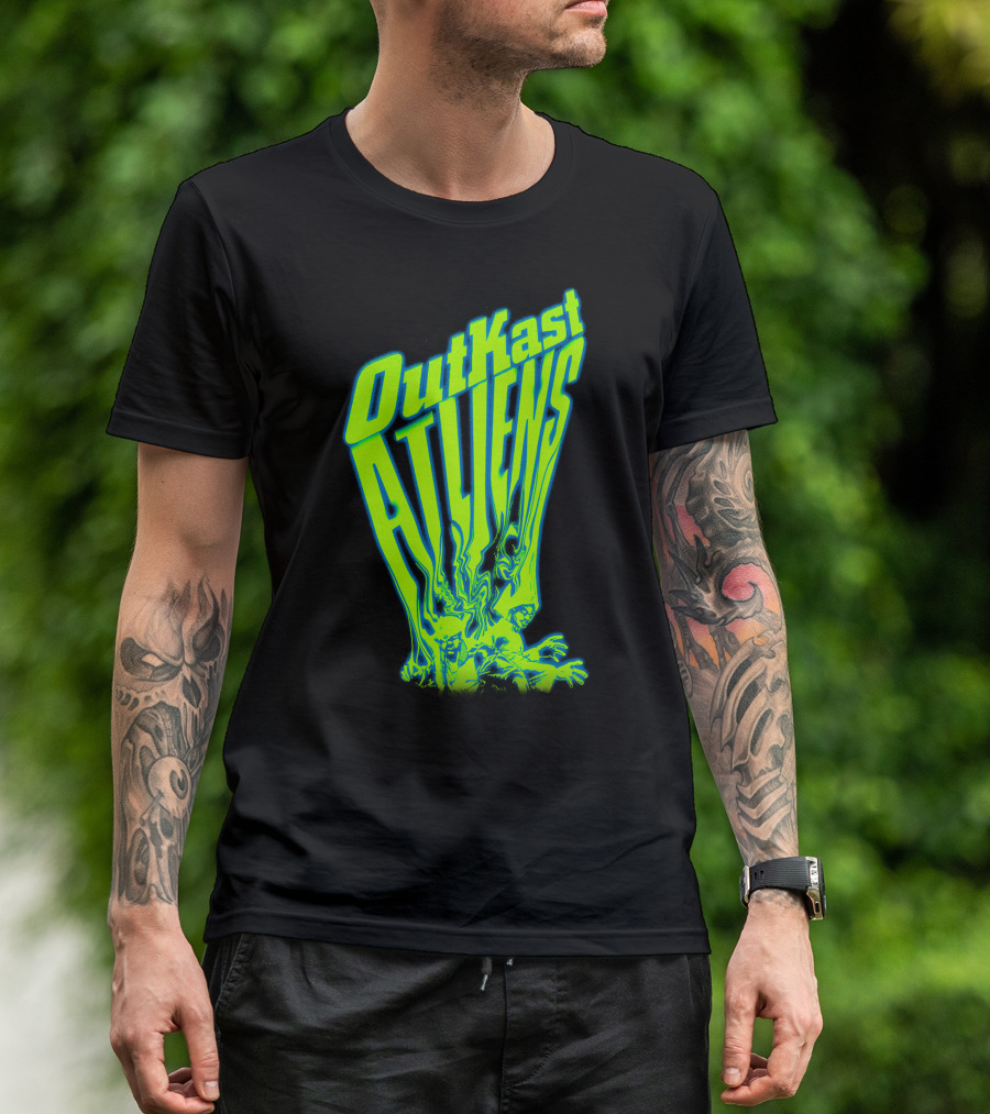 OutKast ATLiens Retro Sci-Fi Neon T-Shirt