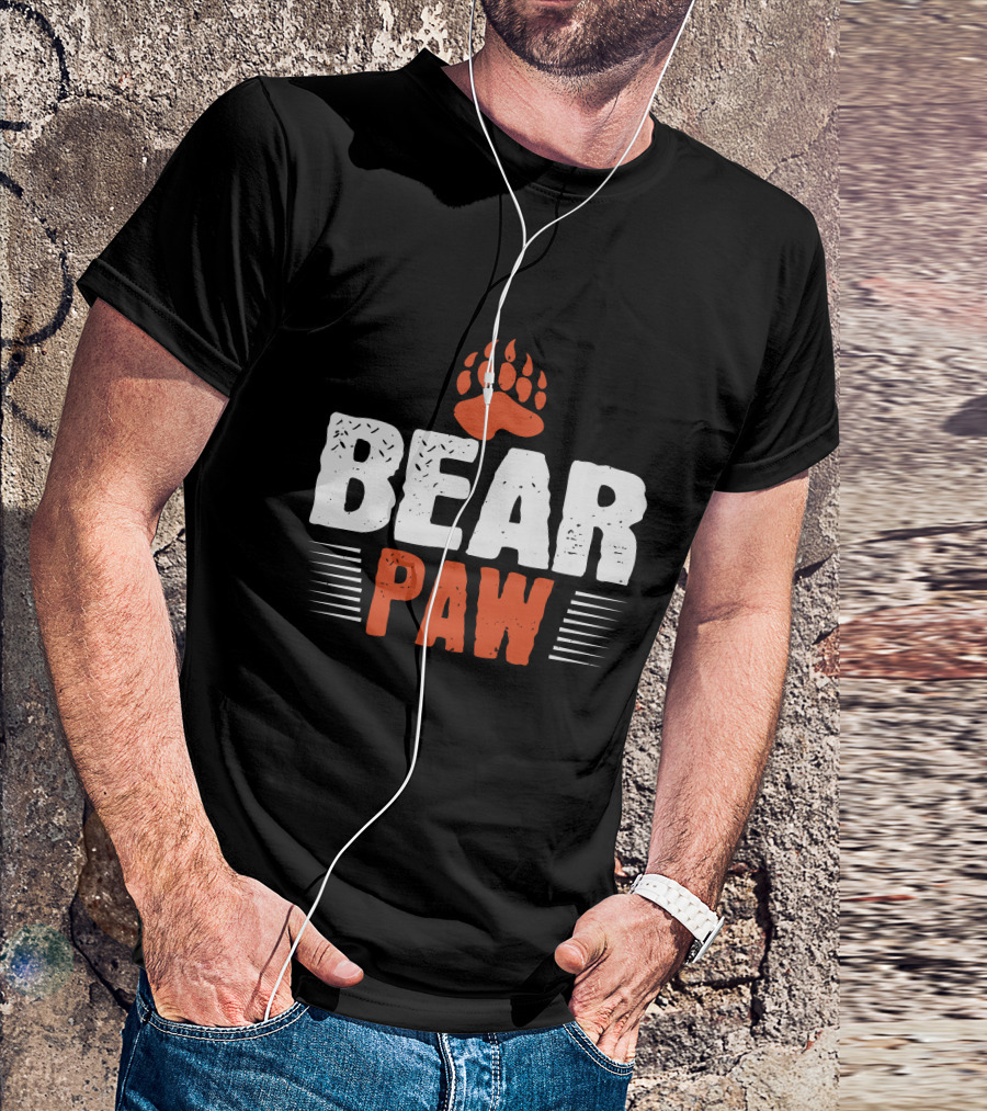 Bear Paw Claw Print T-Shirt