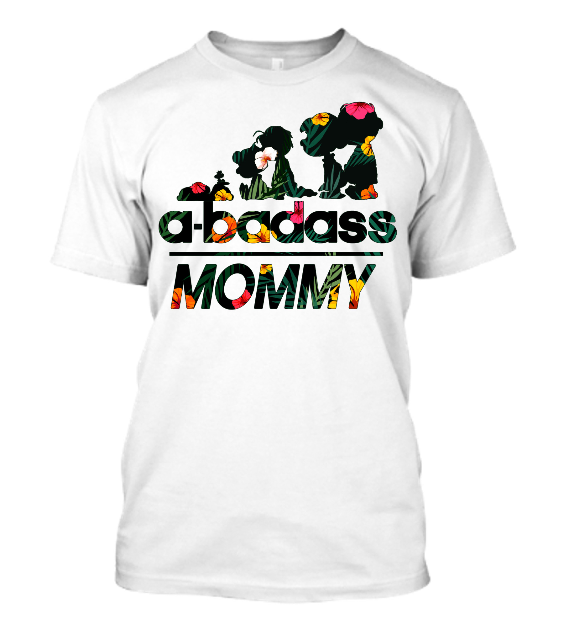Abadass Mommy Floral T-Shirt