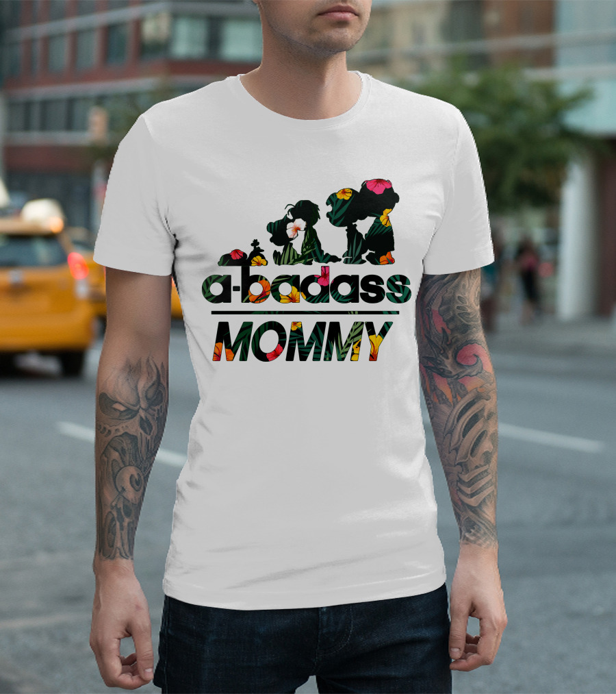 Abadass Mommy Floral T-Shirt