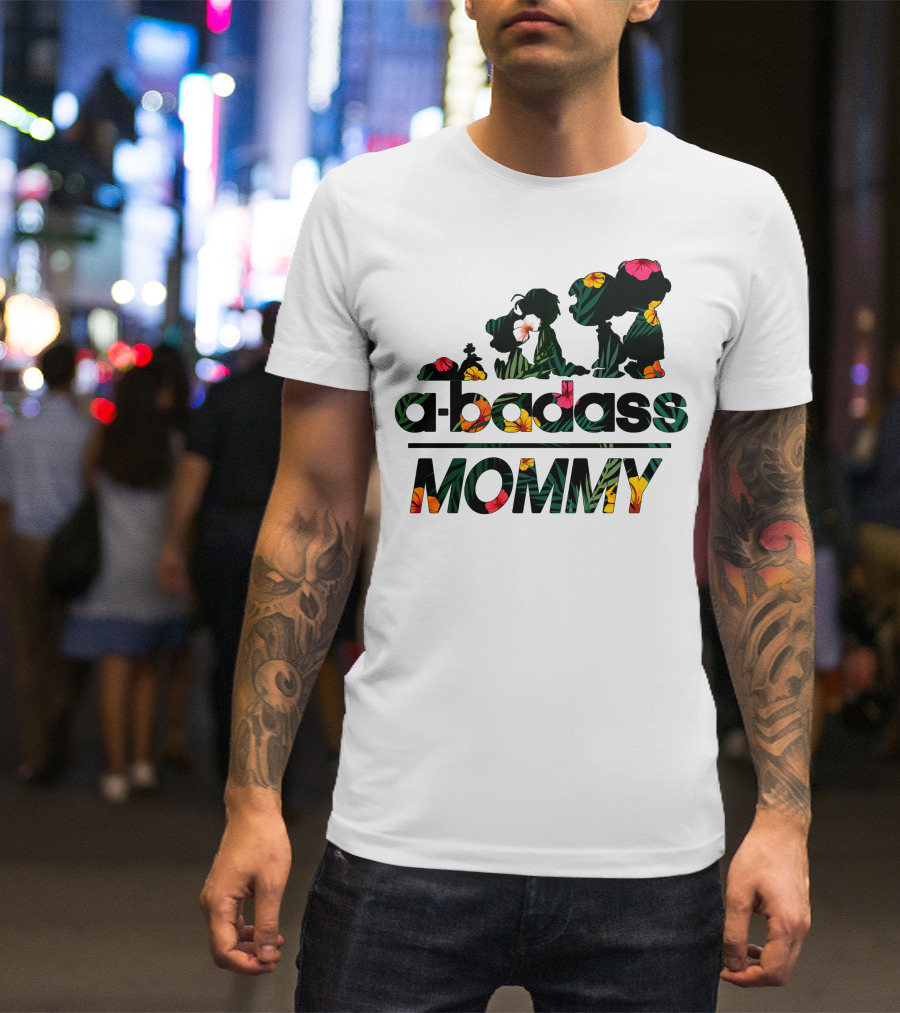 Abadass Mommy Floral T-Shirt