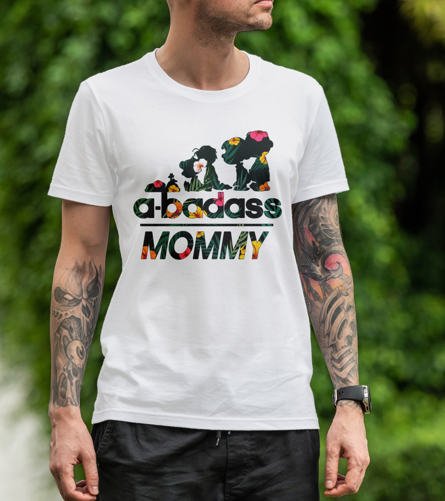 Abadass Mommy Floral T-Shirt
