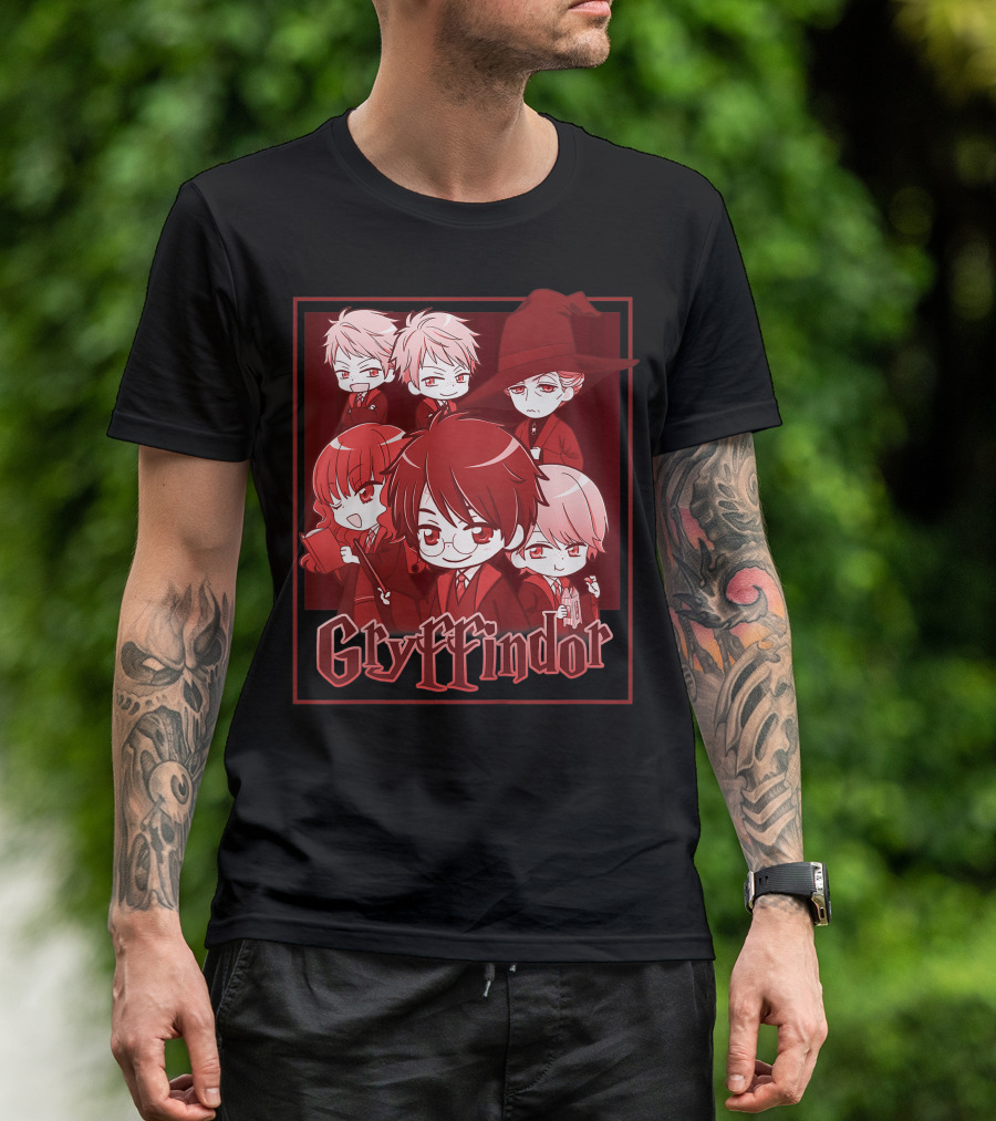 Gryffindor Only Today Anime Characters T-Shirt