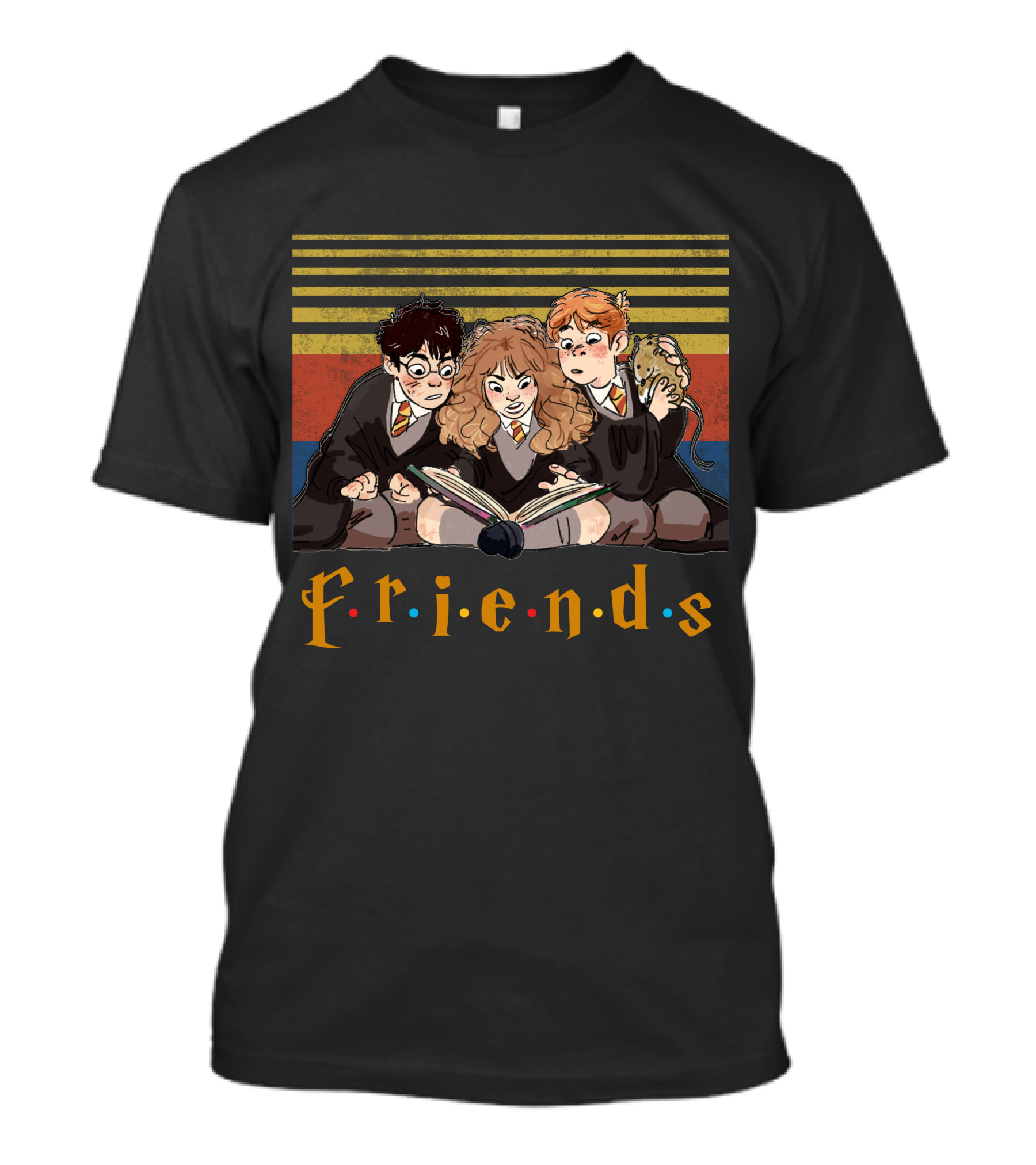 Friends Only Today Wizard School Trio T-Shirt