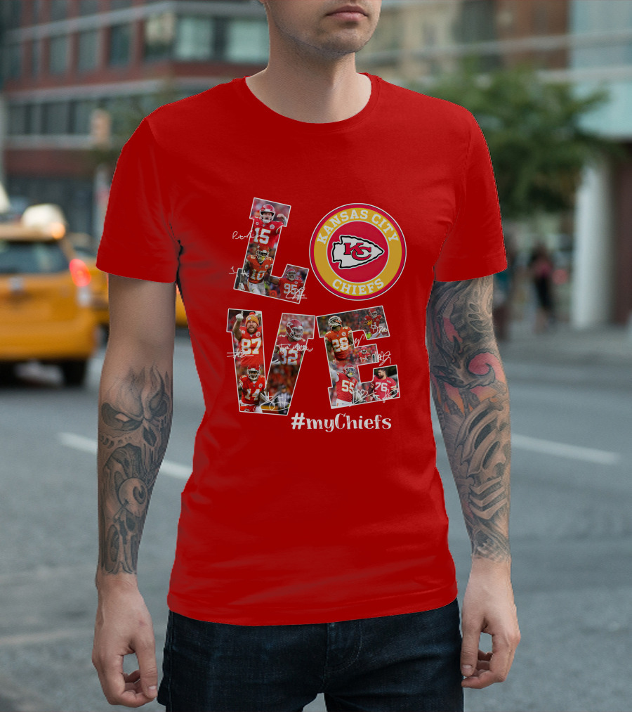 Kansas City Chiefs Love #Mychiefs T-Shirt