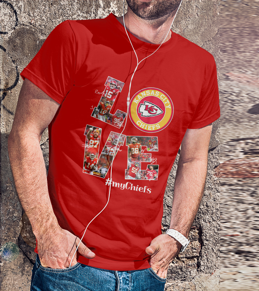 Kansas City Chiefs Love #Mychiefs T-Shirt