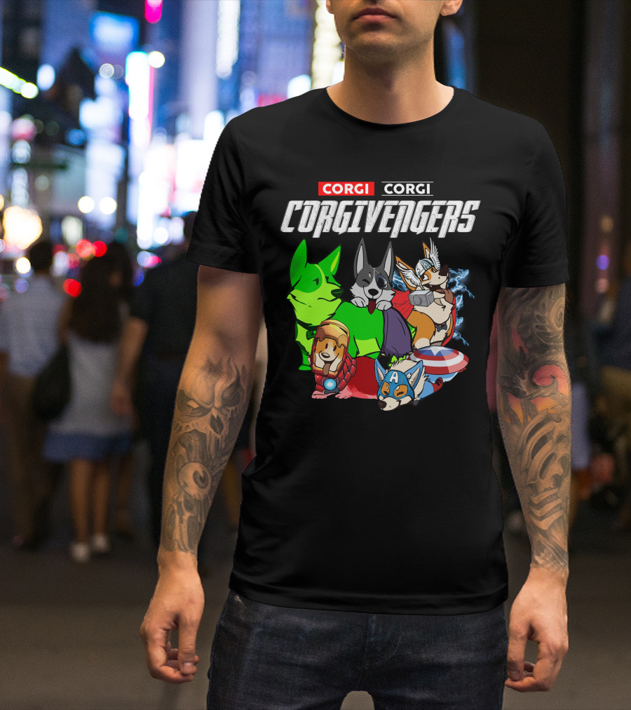 Corgi Corgi Corgivengers Dc1 T-Shirt