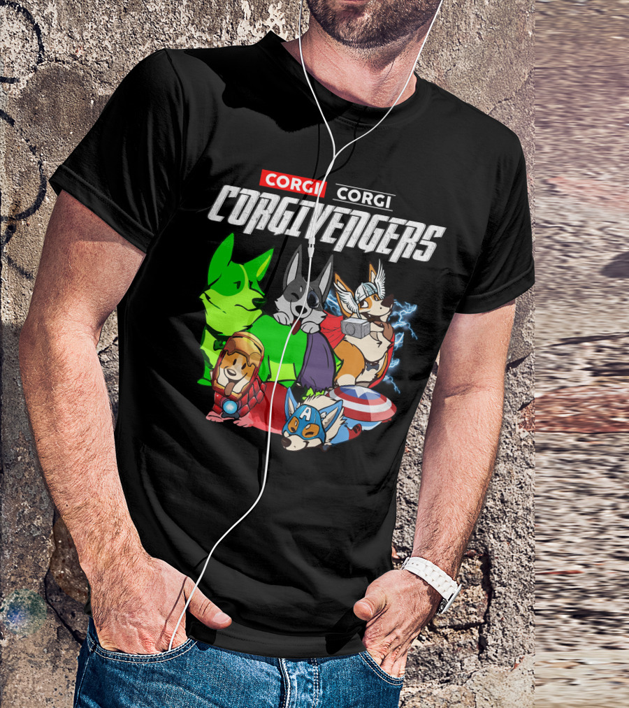 Corgi Corgi Corgivengers Dc1 T-Shirt