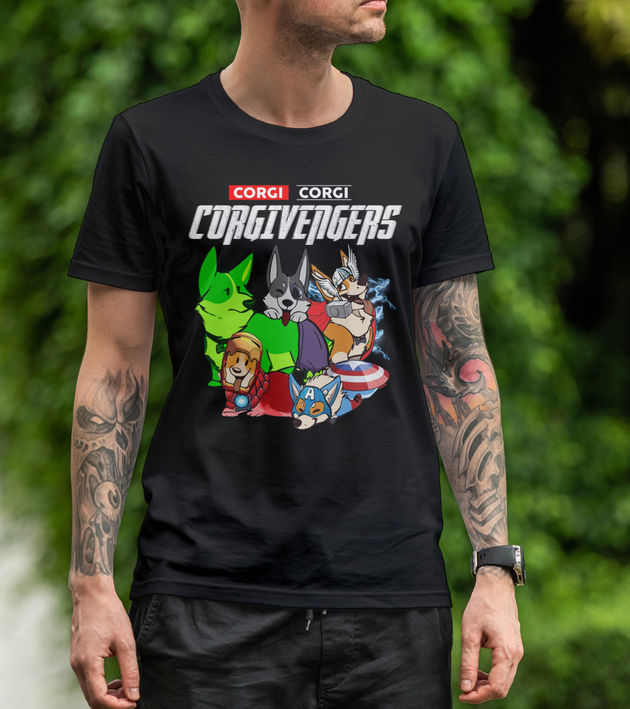 Corgi Corgi Corgivengers Dc1 T-Shirt
