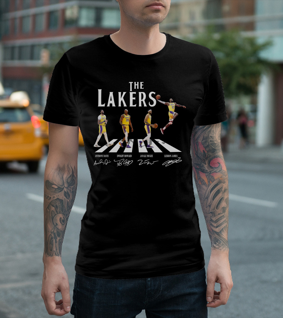 The Lakers Anthony Davis Dwight Howard Javale Mcgee Lebron James T-Shirt