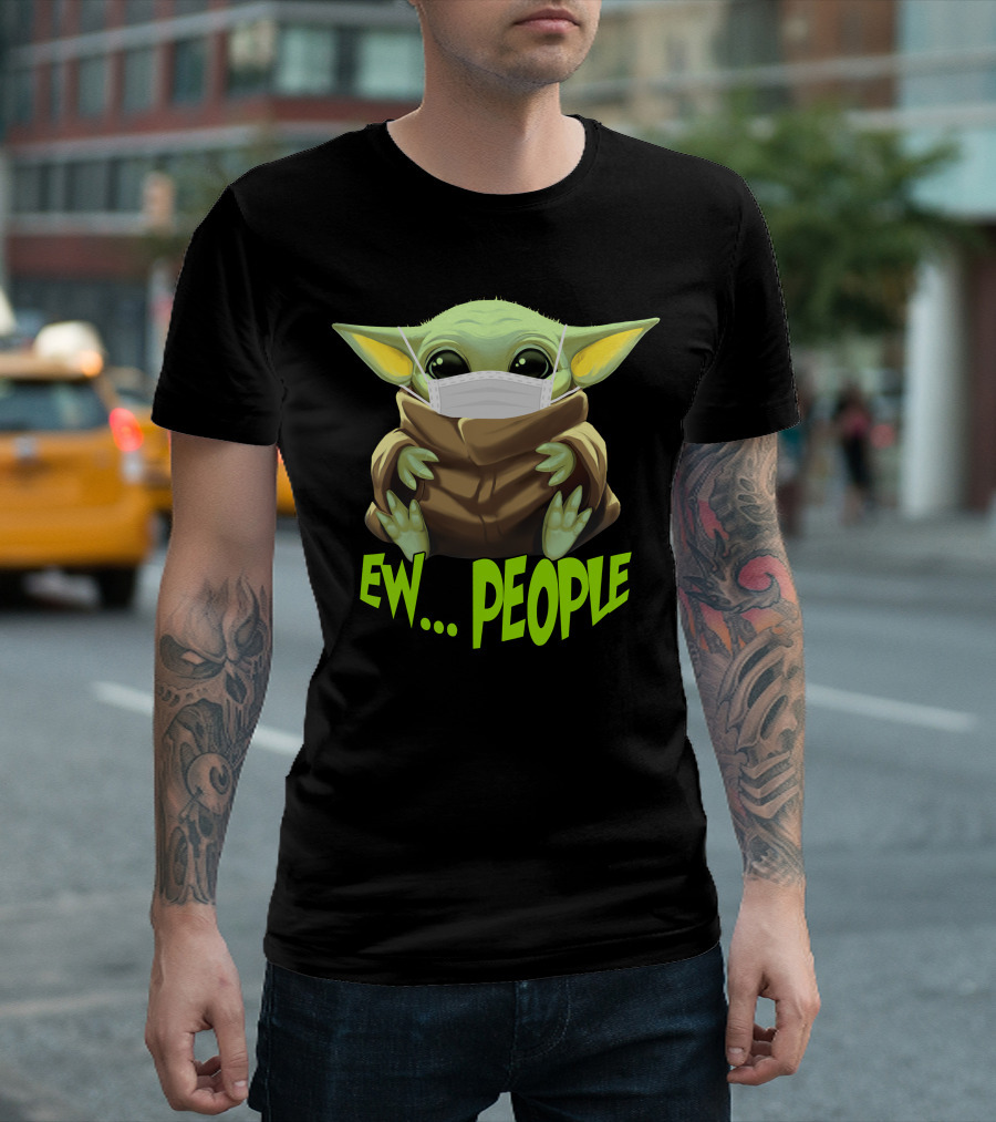 Ew People 36 Baby Alien Mask T-Shirt