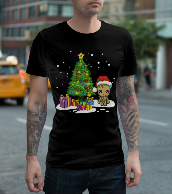 Christmas Tree Presents Fun Decoration T-Shirt