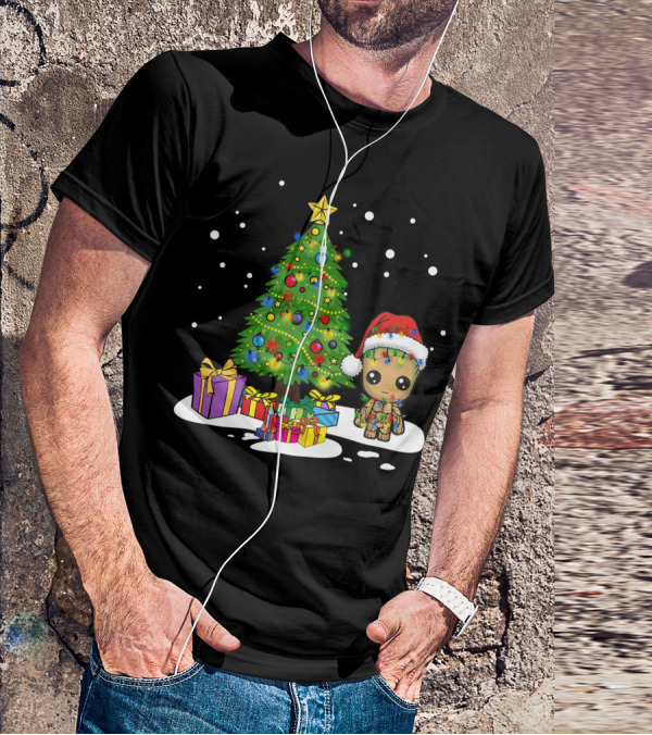 Christmas Tree Presents Fun Decoration T-Shirt