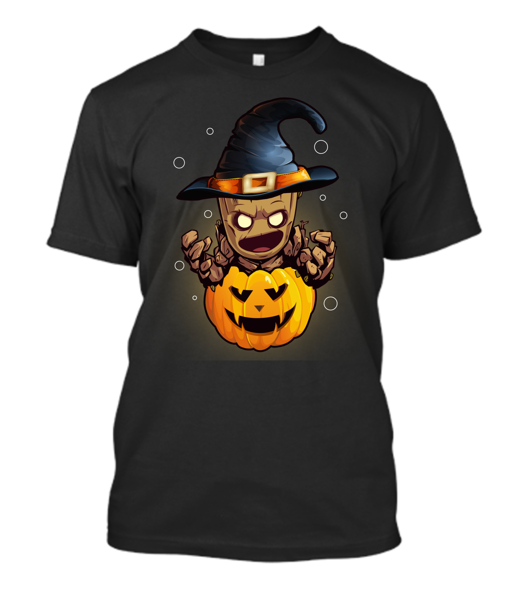 Halloween Wizard Pumpkin Creature T-Shirt