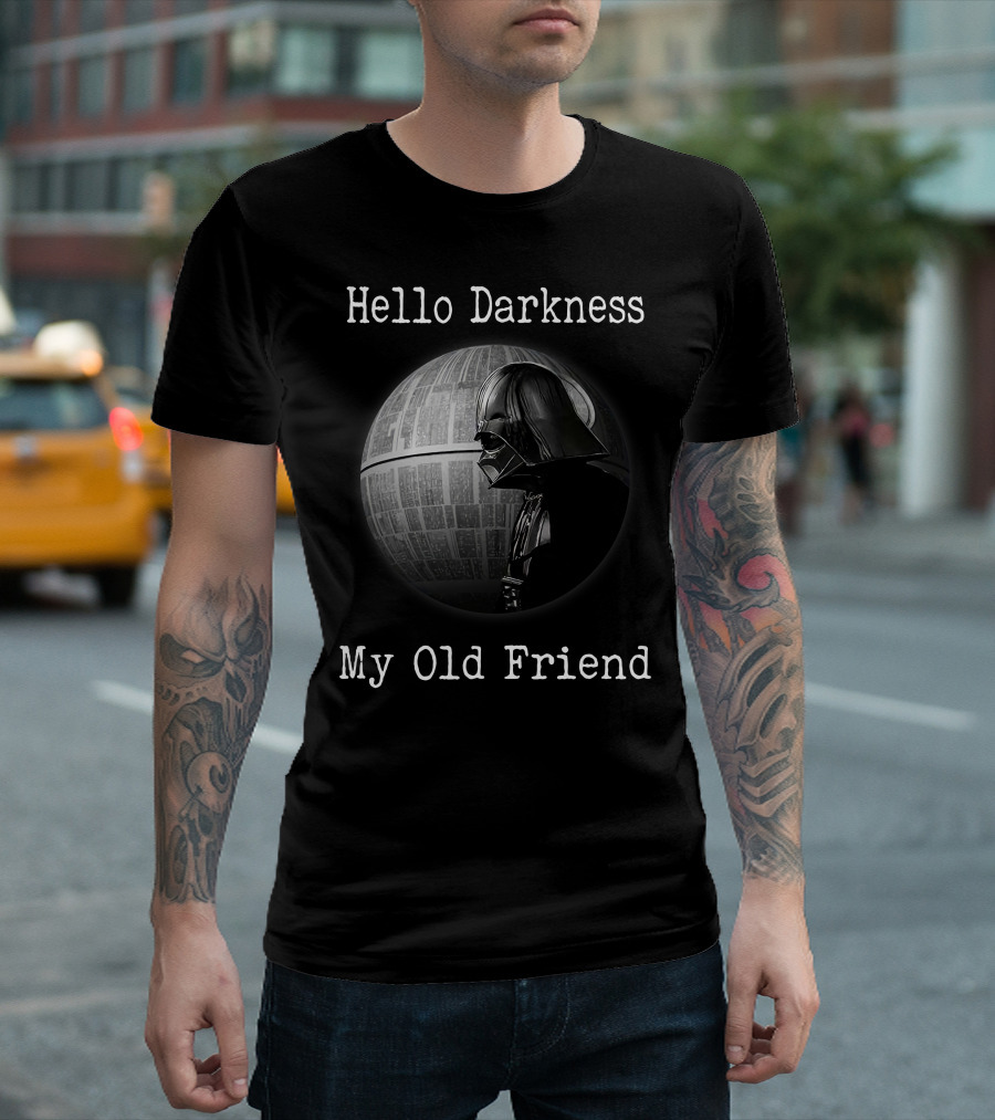 Hello Darkness My Old Friend Stars War ZN 184 T-Shirt