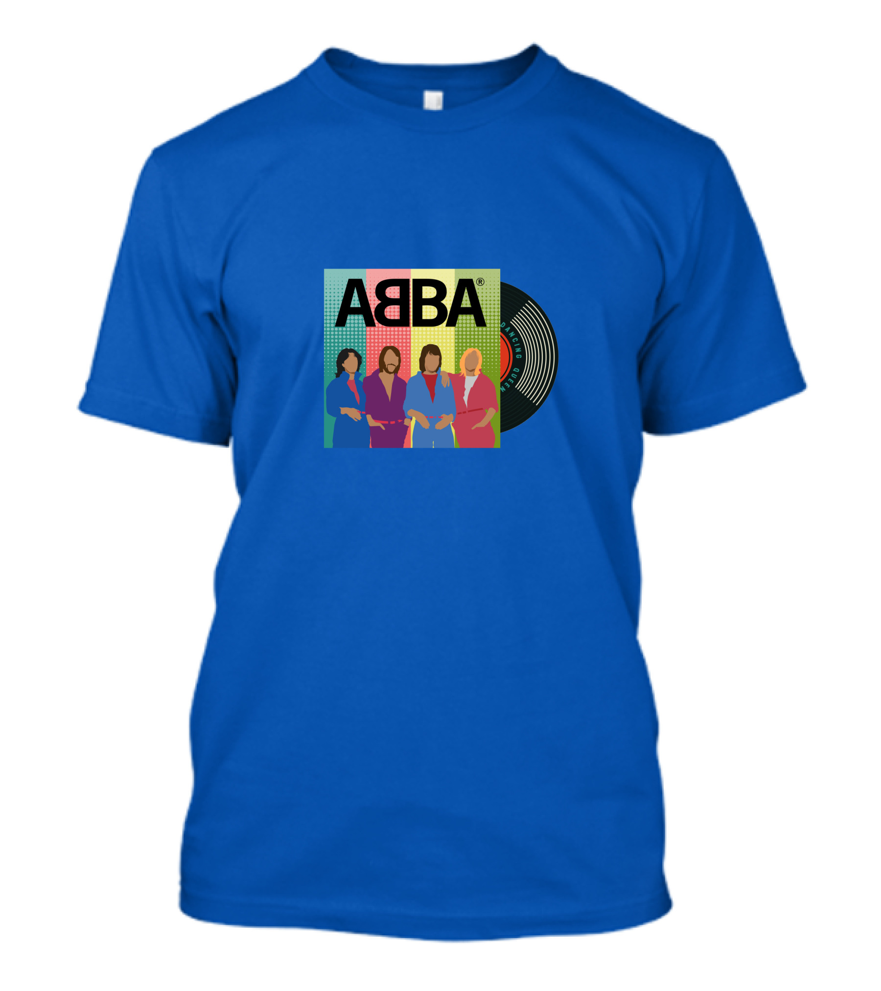 ABBA Dancing Queen Vinyl Retro Album Cover T-Shirt