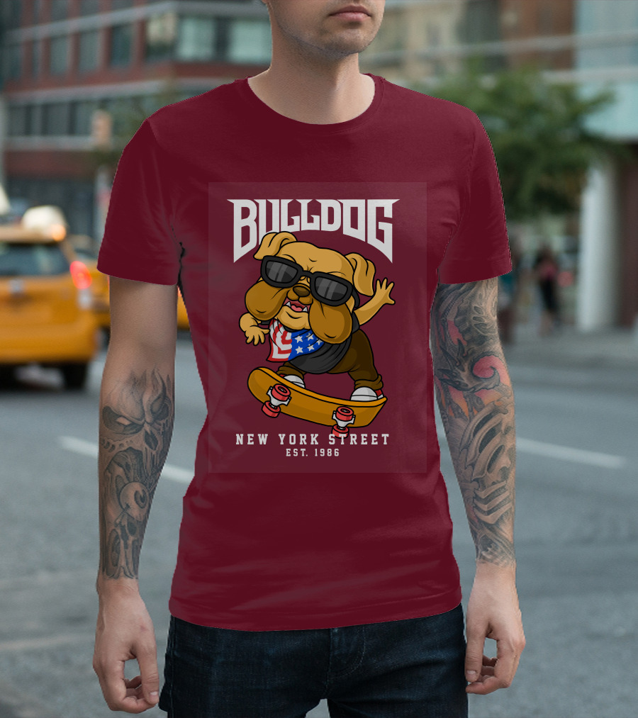 Bulldog New York Street Est. 1986 T-Shirt