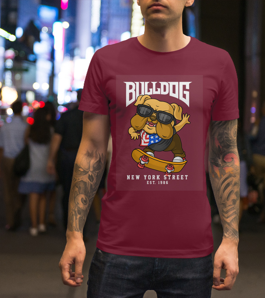 Bulldog New York Street Est. 1986 T-Shirt