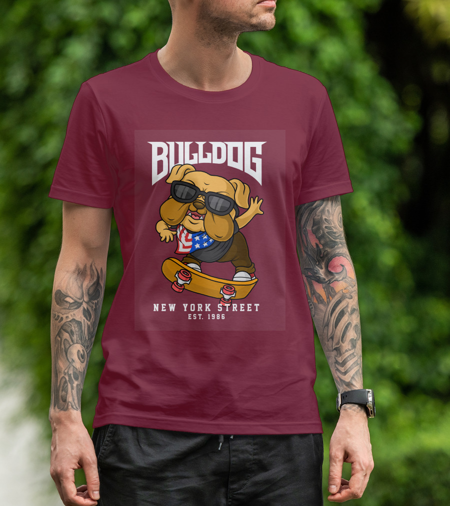 Bulldog New York Street Est. 1986 T-Shirt
