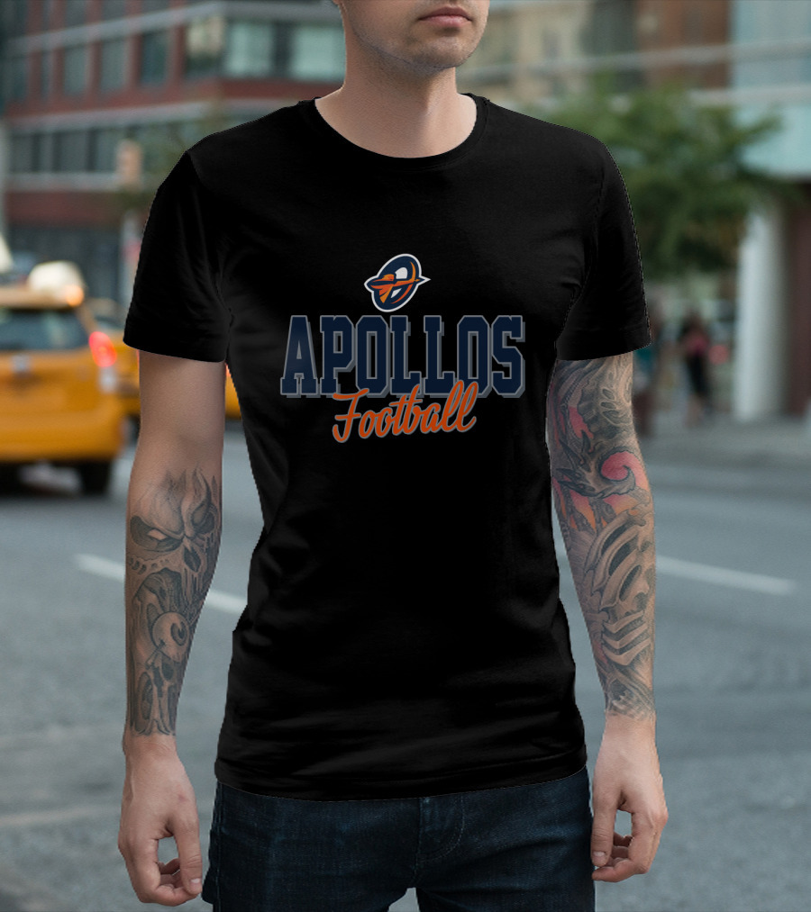 Apollos Football Orlando Logo With Iconic Emblem T-Shirt