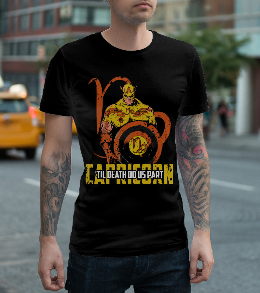 Capricorn Marvel 'Til Death Do Us Part Captain Zodiac Zombie T-Shirt