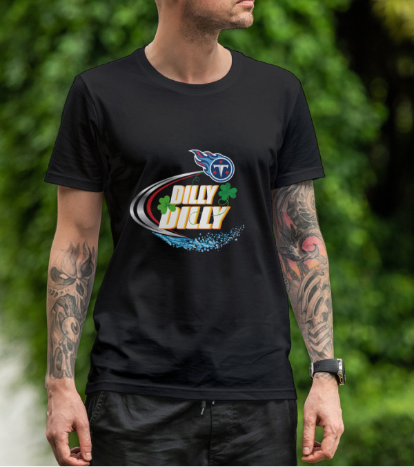 Dilly Dilly Tennessee Titans Football Clover Splash T-Shirt