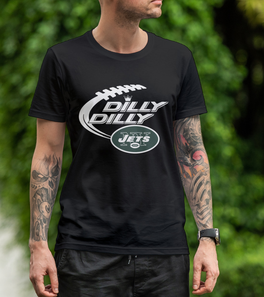 New York Jets Dilly Dilly Bud Light Football Theme T-Shirt
