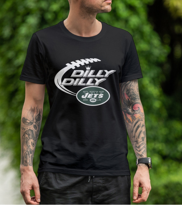 New York Jets Dilly Dilly Bud Light Football Theme T-Shirt
