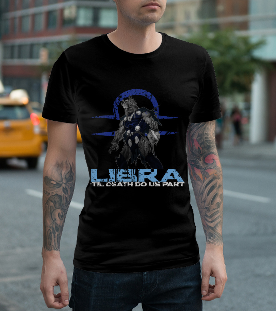 Libra Thor Zombie Marvel 'Til Death Do Us Part T-Shirt