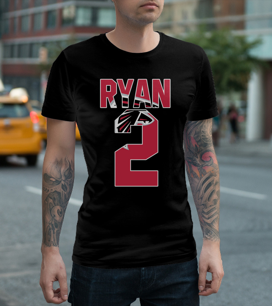Atlanta Falcons Matt Ryan Number 2 Jersey Fan T-Shirt