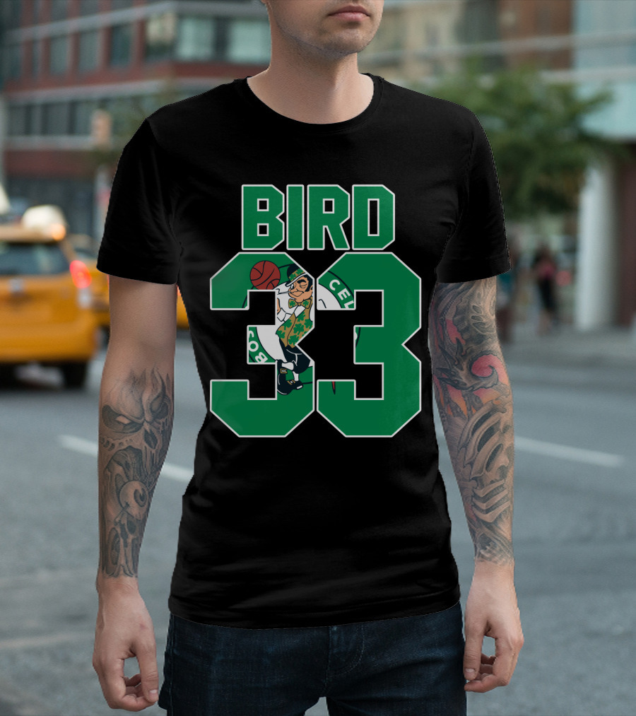 Boston Celtics Bird 33 Retro T-Shirt