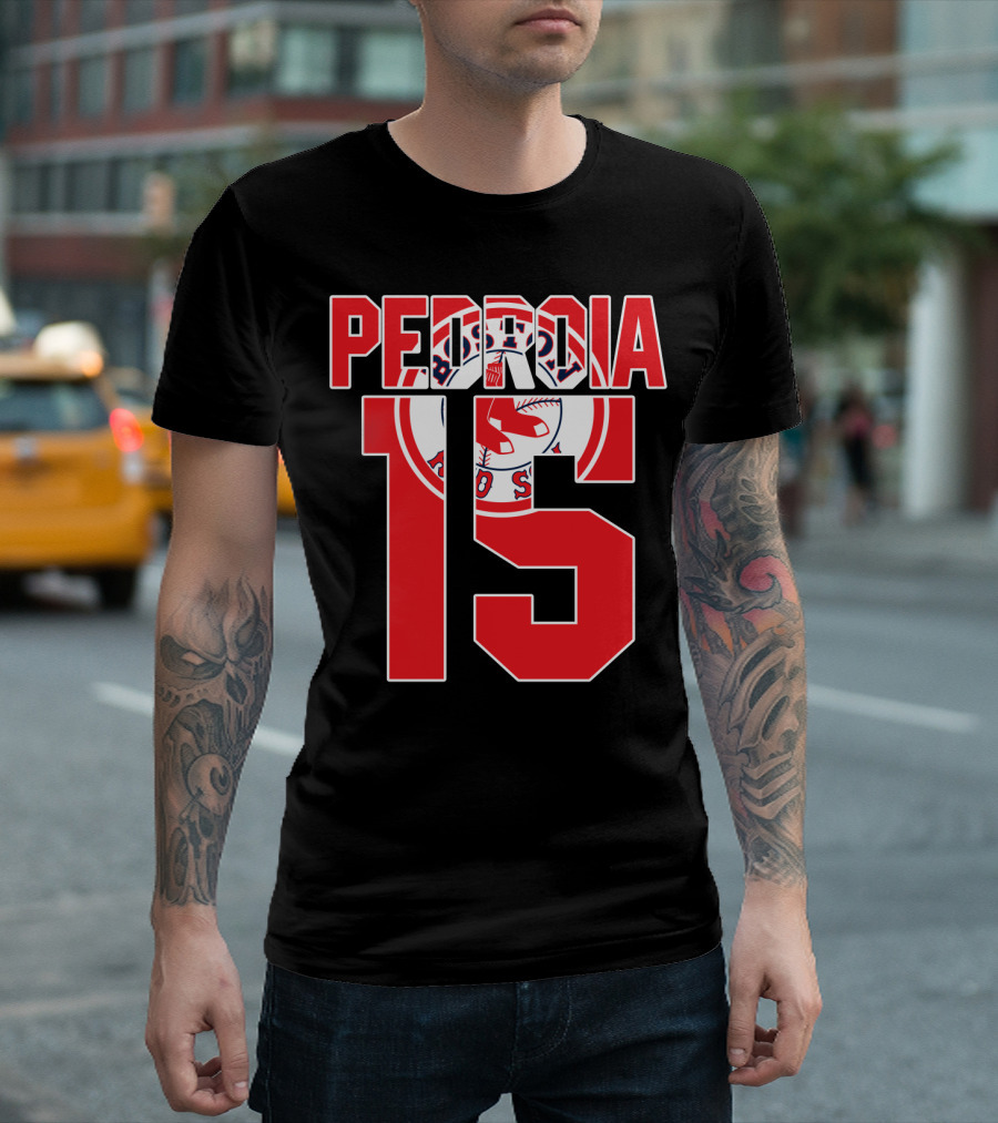 Boston Red Sox Pedroia 15 T-Shirt