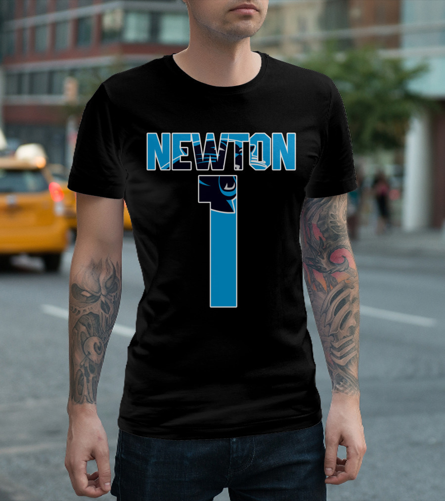 Newton Panthers Number 1 T-Shirt