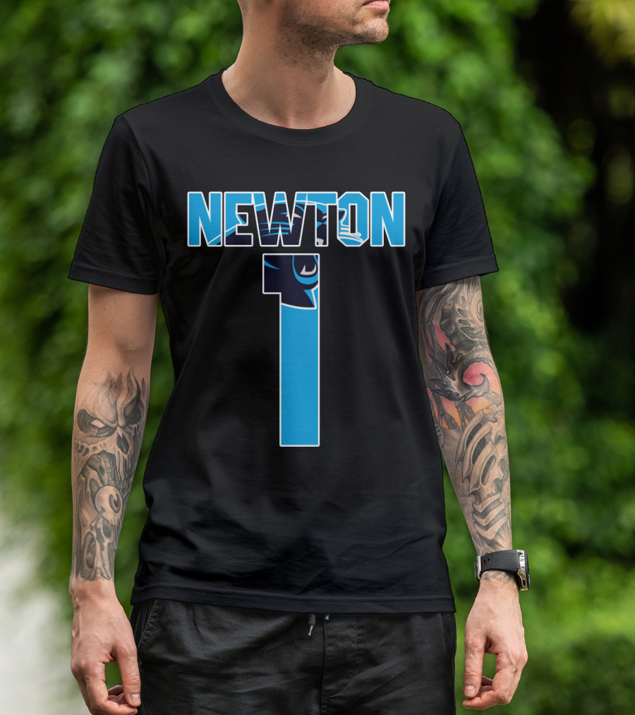 Newton Panthers Number 1 T-Shirt