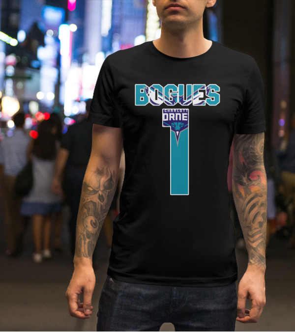 Bogues Number One Charlotte Hornets T-Shirt