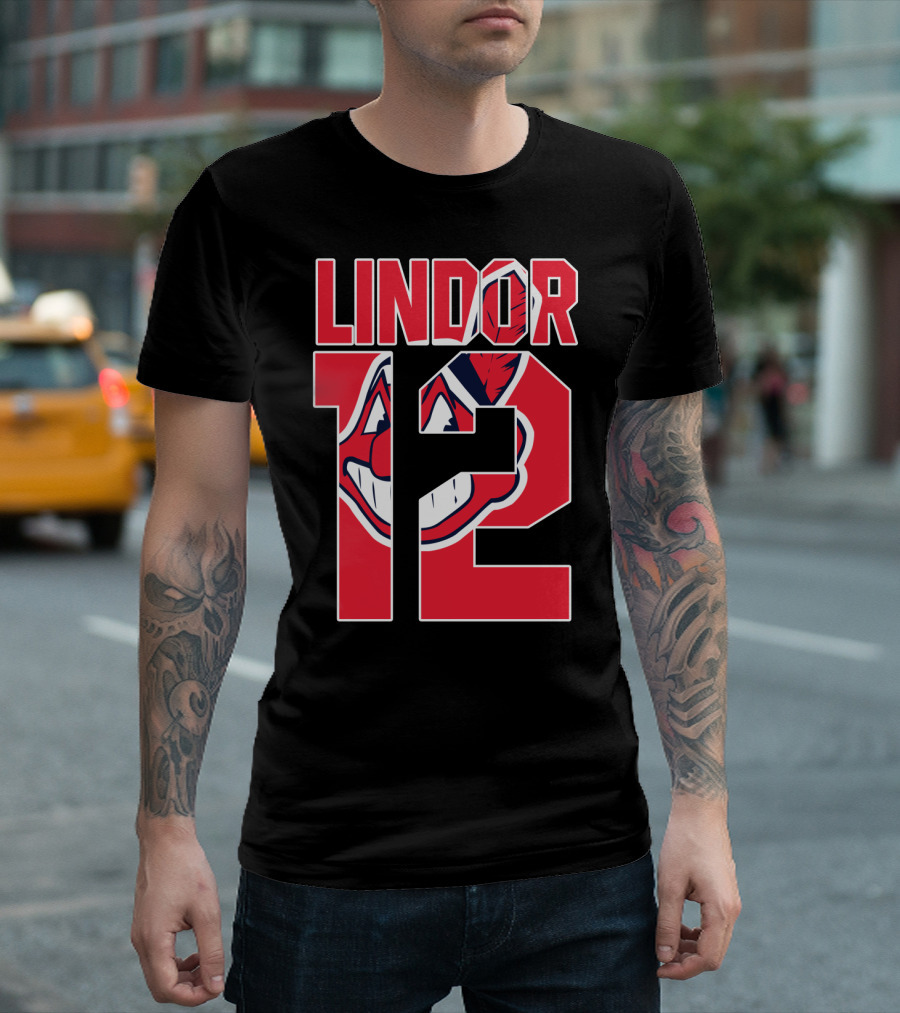 Lindor 12 Cleveland Indians T-Shirt