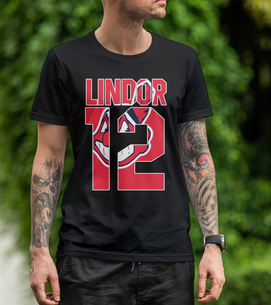 Lindor 12 Cleveland Indians T-Shirt