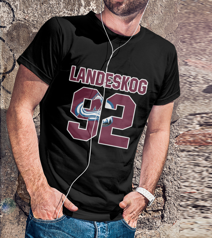Landeskog 92 Colorado Avalanche NHL T-Shirt