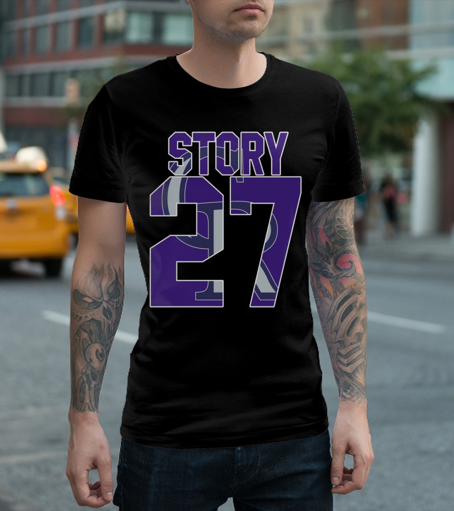 Colorado Rockies Story 27 Player Number T-Shirt