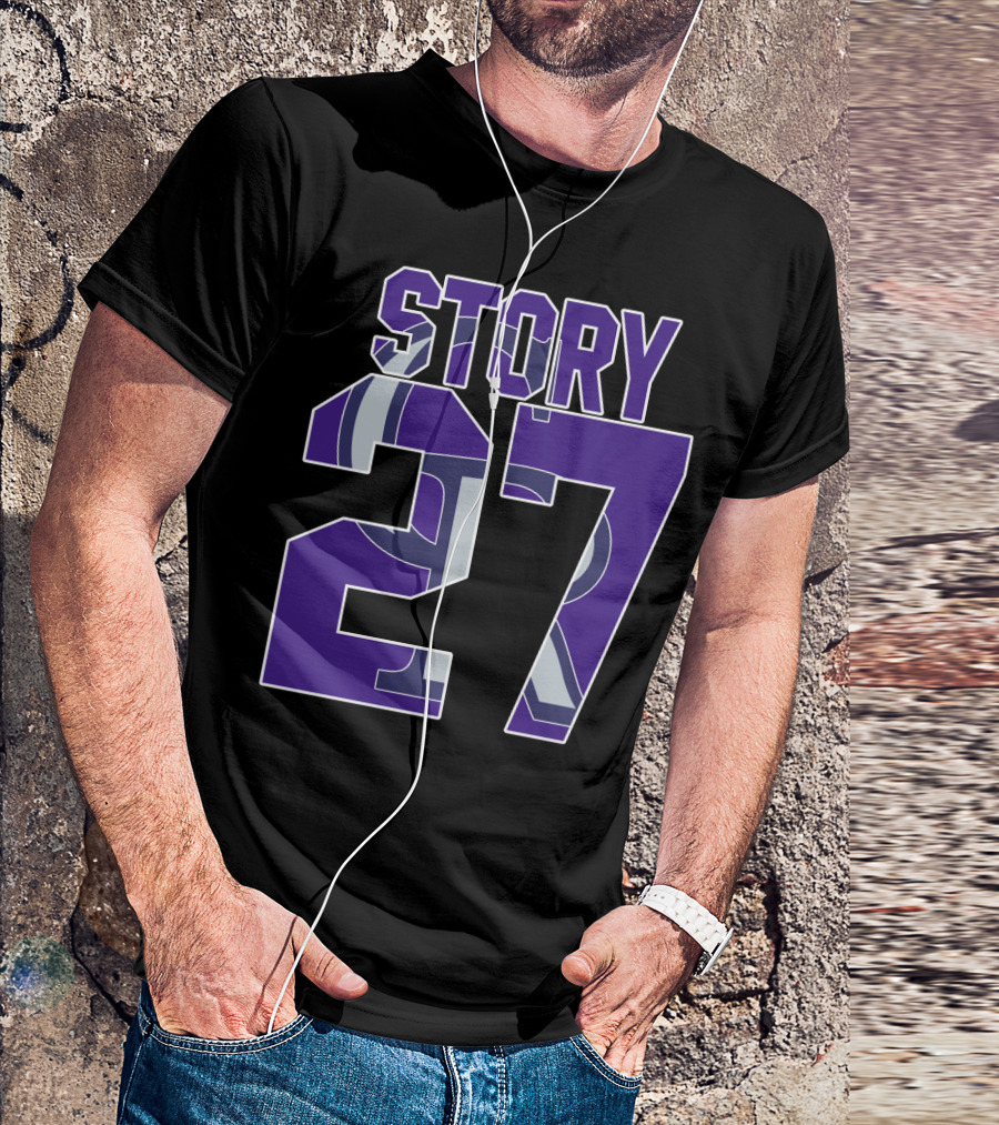 Colorado Rockies Story 27 Player Number T-Shirt