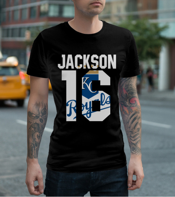 Kansas City Royals Jackson 16 KC T-Shirt