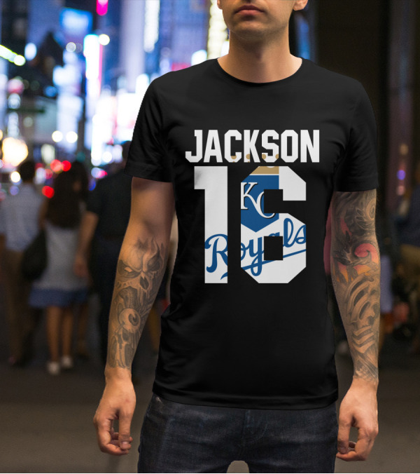 Kansas City Royals Jackson 16 KC T-Shirt